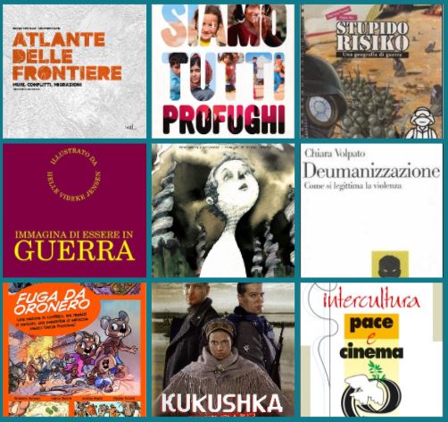 collage copertine libri pace