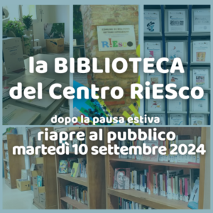 Immagine Avviso riapertura biblioteca settembre 2024